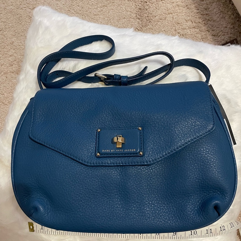 Marc by Marc Jacobs Lee Zeppelin Flap Crossbody Bag - Paradise Blue
